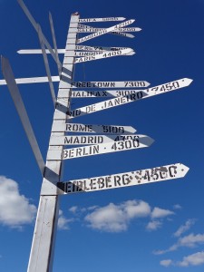 Keno Hill sign post, Canada, Yukon