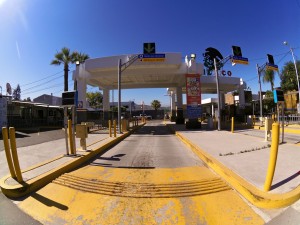 border crossing USA - Mexico, Tecate, BC, Mexico