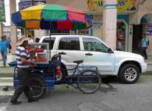 road side water melon stand, Machala, Ecuador
